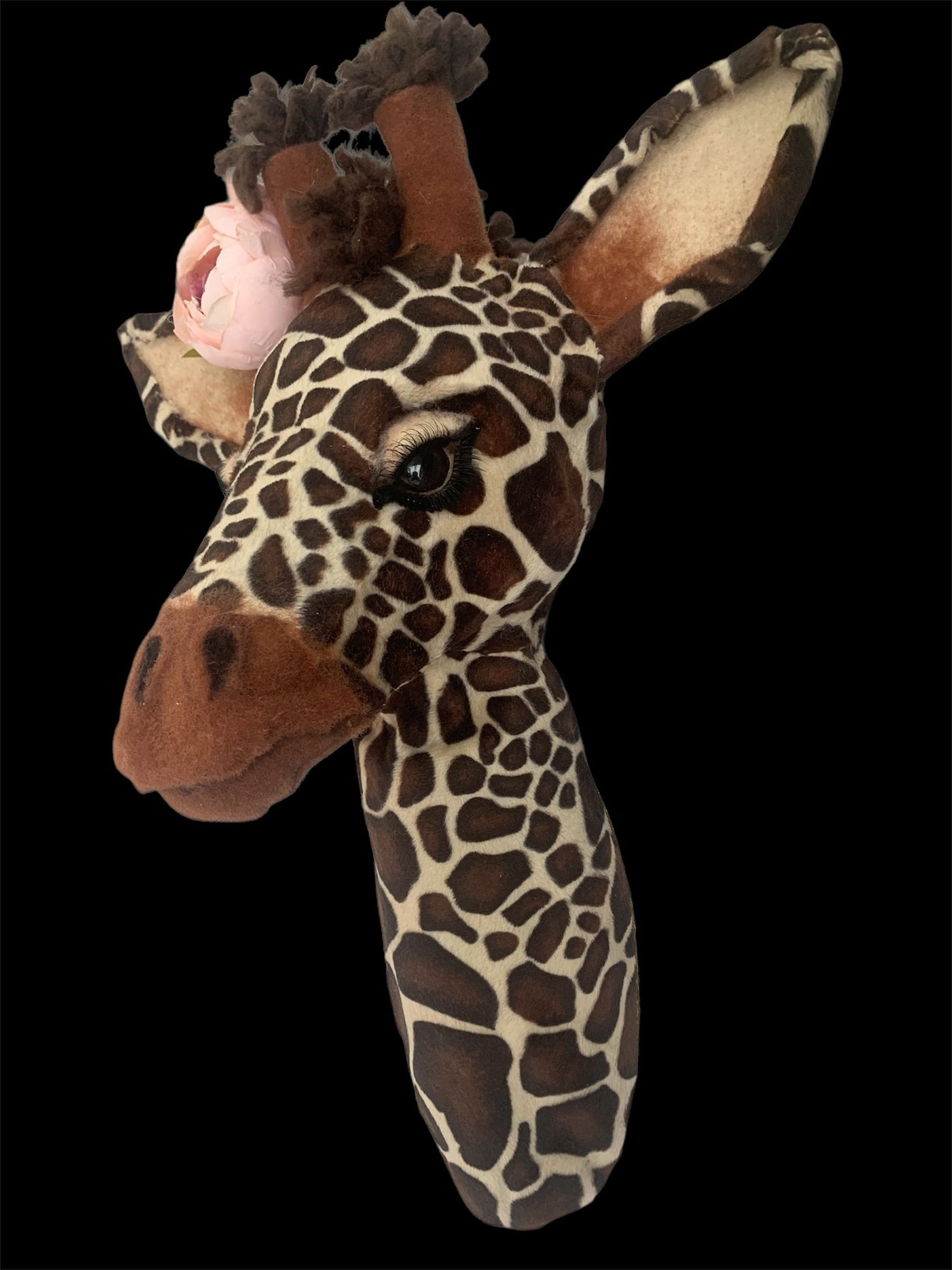 Miss Peony super cute handmade baby giraffe soft fur comes with or without flower This is so gorgeous