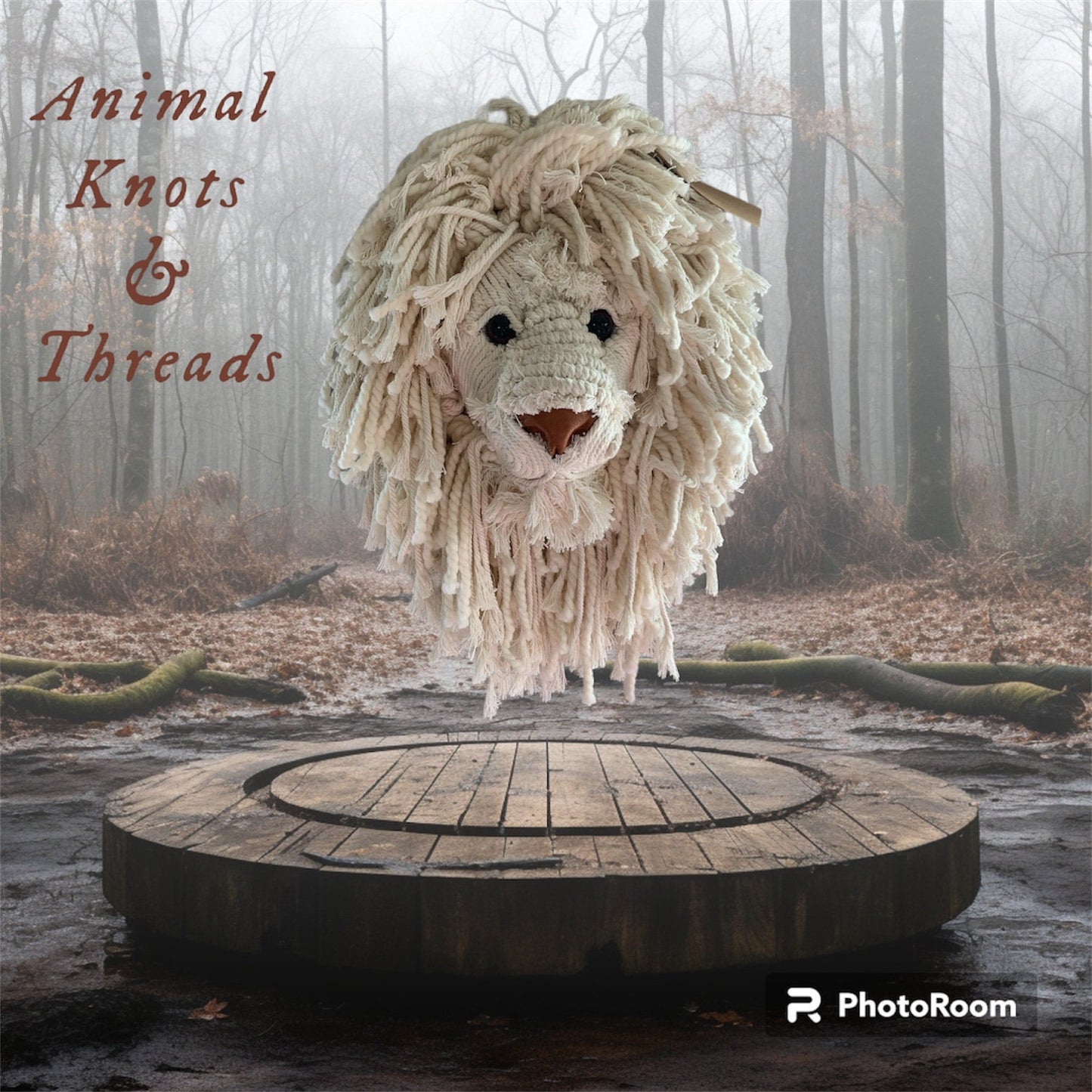 Macrame Lion head beautifully handmade wall art animal head so Handsome
